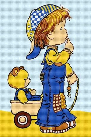 Băiețel cu ursuleț