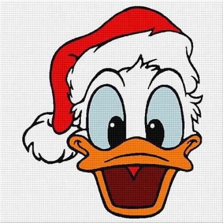 Donald cu căciulă roșie