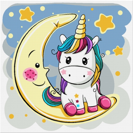 Unicorn cu lună