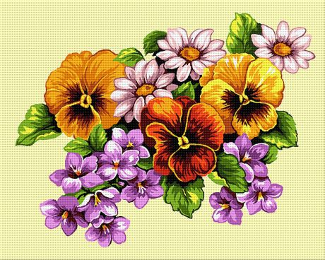 Buchet cu panseluțe