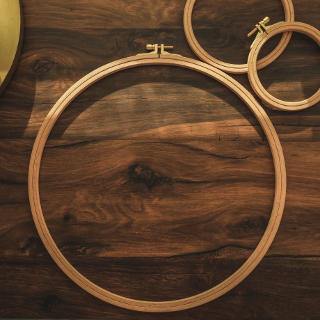 Gherghef Lemn Cu Șurub 28 cm