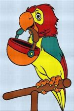 Papagal cu coșuleț