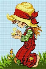 Fetiță cu rațuște