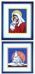 Maria cu pruncul + Iarna