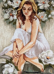 Femeia cu magnolii