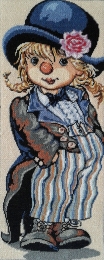 Goblen Fetița clown